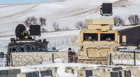 Militarized police tactics