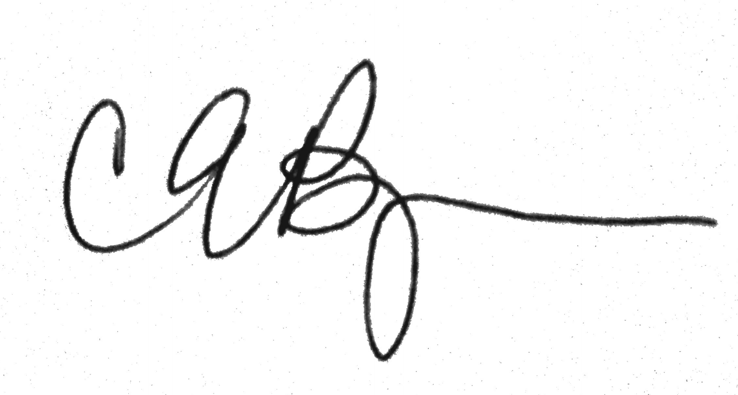 Caitlin Borgmann's signature
