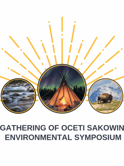 Graphic of Oceti Sakowin Environmental Symposium