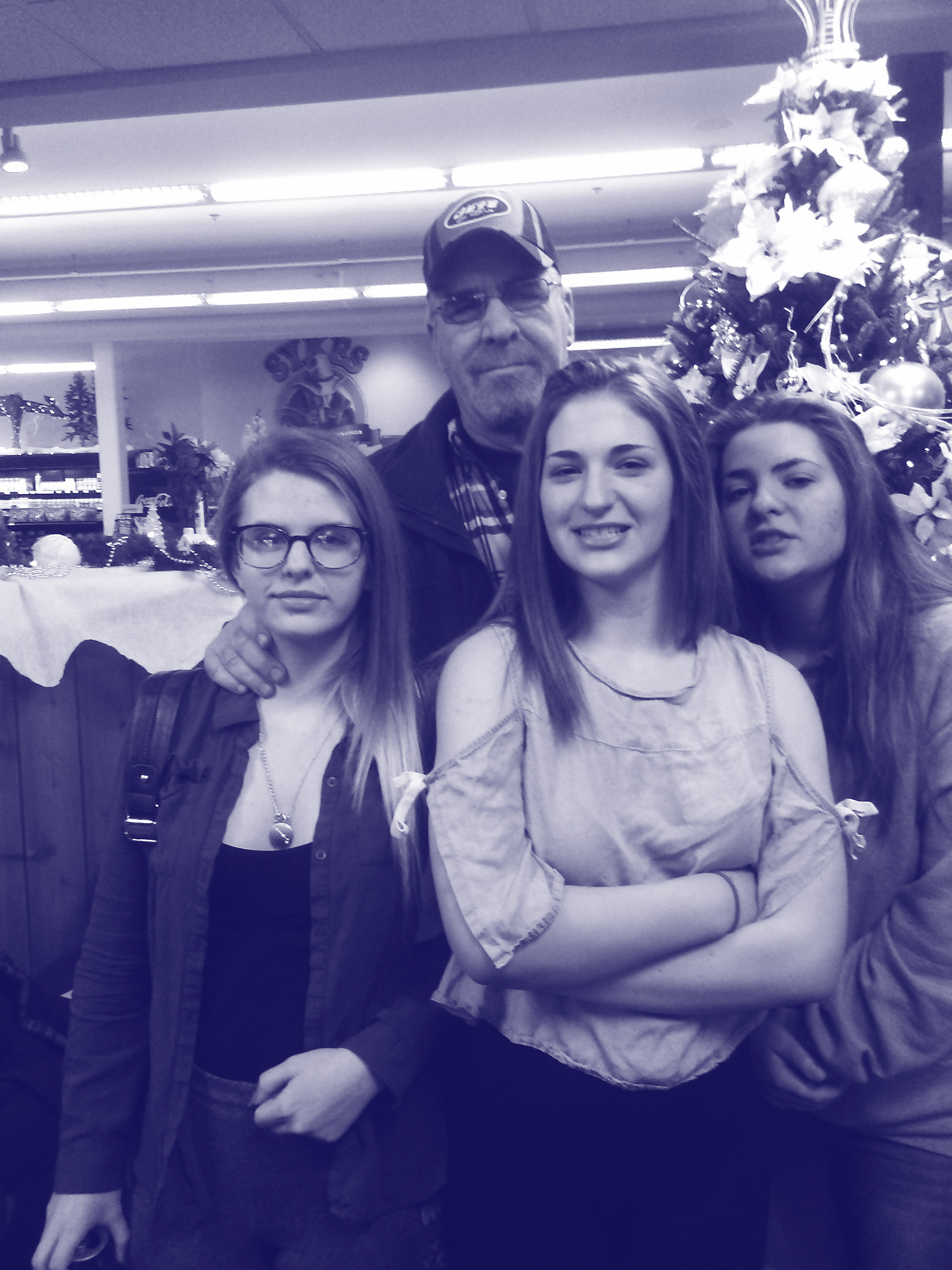 Photograph of Michael with Family