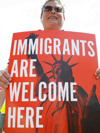 Immigrants are welcome