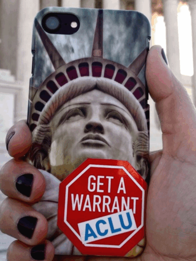 Cellphone and police warrant