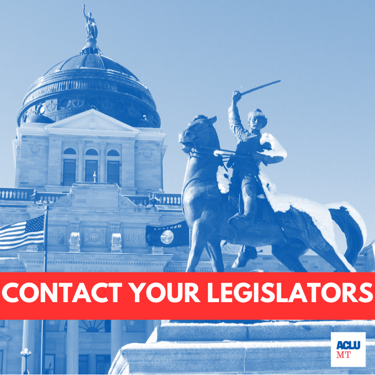 A photo of the Montana State Capitol with the text 2025 Legislative Session