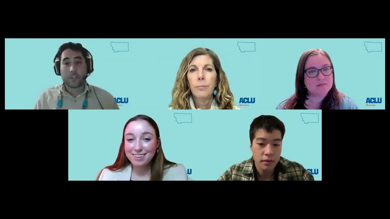 ACLU MT Virtual Town Hall - 2023 Legislative Session Preview