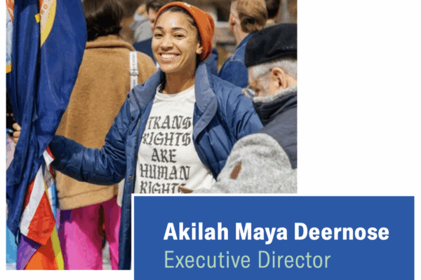 A photo of Akilah Deernose, executive director of the ACLU of Montana